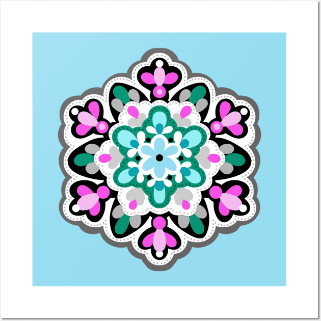 SNOWFLAKE Wall Art by MAYRAREINART